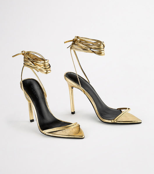 Tacones De Novia Tony Bianco Millie Gold Foil 10.5cm Doradas | GCREC23193