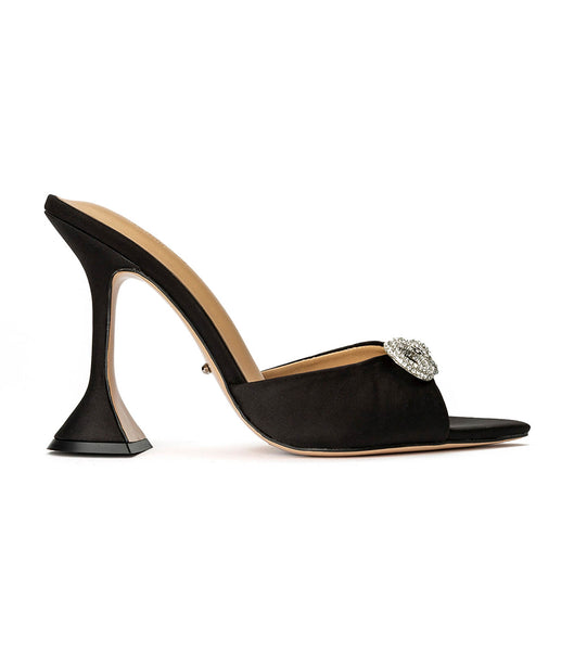 Tacones De Novia Tony Bianco Montana Black Satin 10.5cm Negras | CRJZR93467