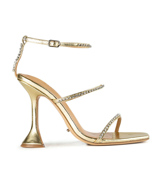 Tacones De Novia Tony Bianco Shy Gold Nappa Metallic 10.5cm Doradas Metal | CRCIF95968