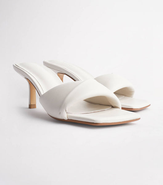 Tacones bajos Tony Bianco Alexa Dove Nappa 6.5cm Blancas | CRNEJ82917