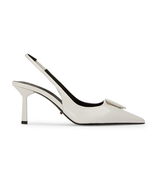 Tacones bajos Tony Bianco Bertie White Hi Shine 7.5cm Blancas | GCREC98710