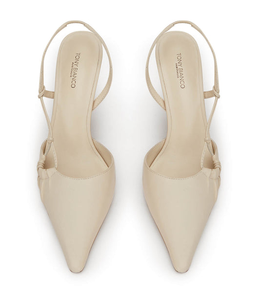 Tacones bajos Tony Bianco Sakai Dove Nappa 8cm Blancas | CRCIF53888