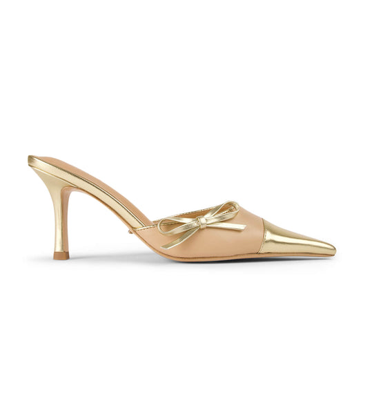 Tacones bajos Tony Bianco Shirley Beech/Gold 8cm Doradas | LCRTR52291