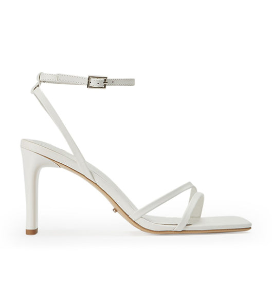 Tacones con tiras Tony Bianco Corso Milk Capretto 8.5cm Blancas | SCRVO40649