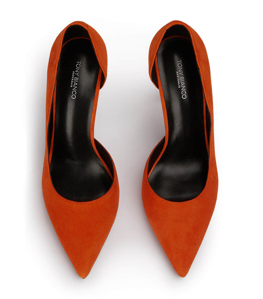 Tacones de aguja Tony Bianco Alyx Aperol Suede 10.5cm Naranjas | CRQAV77086