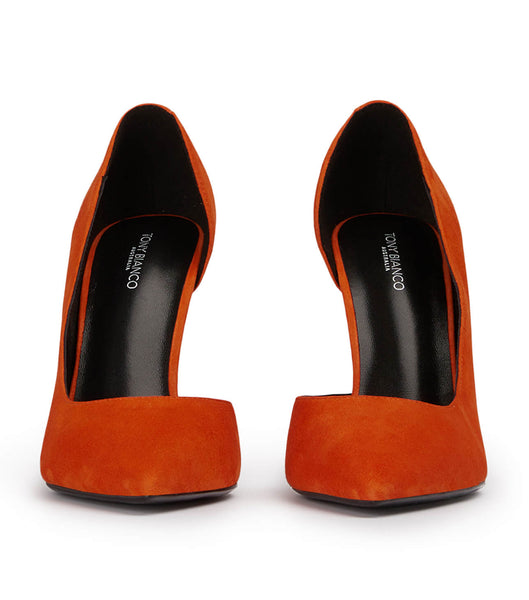 Tacones de aguja Tony Bianco Alyx Aperol Suede 10.5cm Naranjas | CRQAV77086