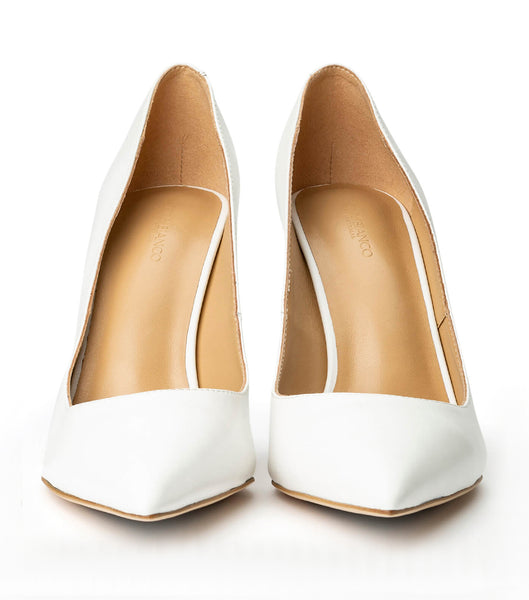 Tacones de aguja Tony Bianco Anja Milk Capretto 10.5cm Blancas | ZCRMJ54173