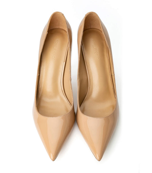 Tacones de aguja Tony Bianco Anja Nude Patent 10.5cm Beige | CREGJ24539