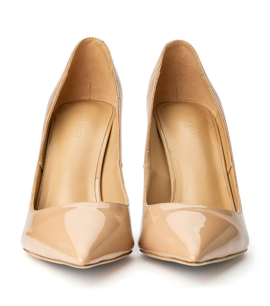 Tacones de aguja Tony Bianco Anja Nude Patent 10.5cm Beige | CREGJ24539