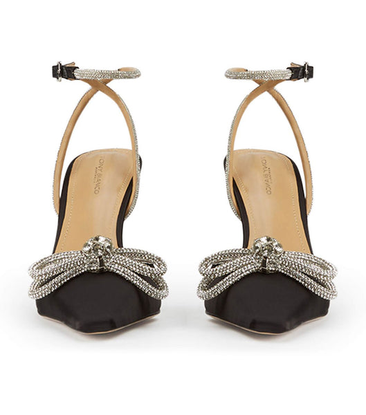 Tacones de aguja Tony Bianco Eros Black Satin 10.5cm Negras | QCRUV71934