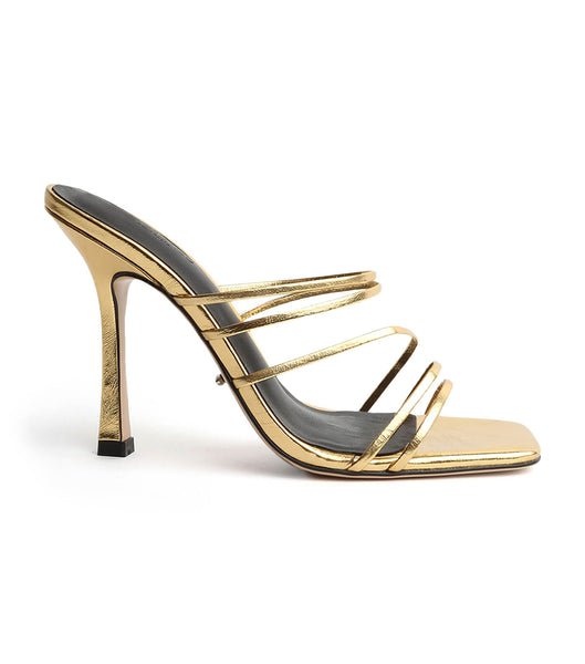 Tacones de aguja Tony Bianco Foxie Gold Foil 10.5cm Doradas | GCREC24574