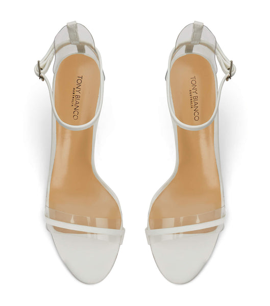 Tacones de aguja Tony Bianco Houston Milk Capretto 8.5cm Blancas | CRJVR60155