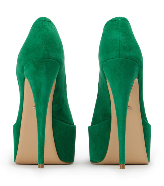 Tacones de aguja Tony Bianco Jolee Jade Suede 15cm Verde | CRICD90528