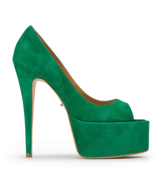 Tacones de aguja Tony Bianco Jolee Jade Suede 15cm Verde | CRICD90528