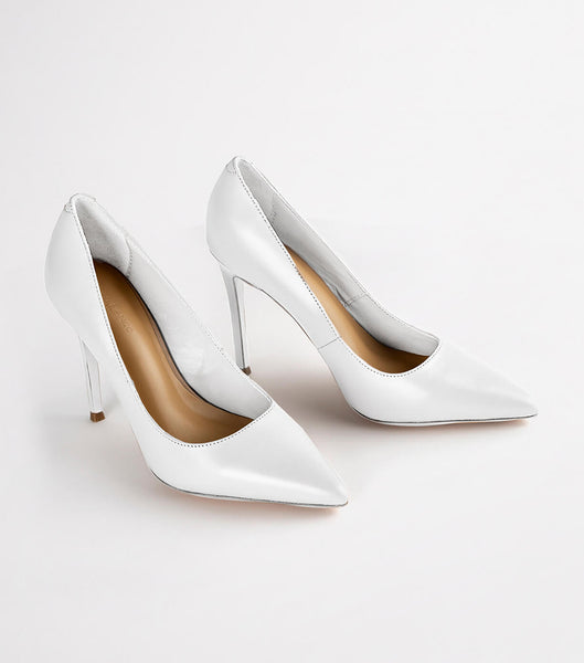 Tacones de aguja Tony Bianco Lotus Milk Capretto 10.3cm Blancas | MCRFT61485