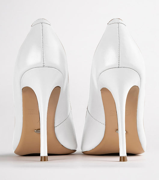 Tacones de aguja Tony Bianco Lotus Milk Capretto 10.3cm Blancas | MCRFT61485