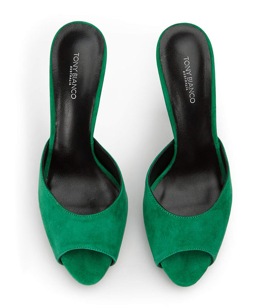 Tacones de aguja Tony Bianco Love Jade Suede 12cm Verde | CRDFL59860