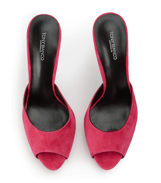 Tacones de aguja Tony Bianco Love Lipstick Suede 12cm Rojas | CRJZR86367