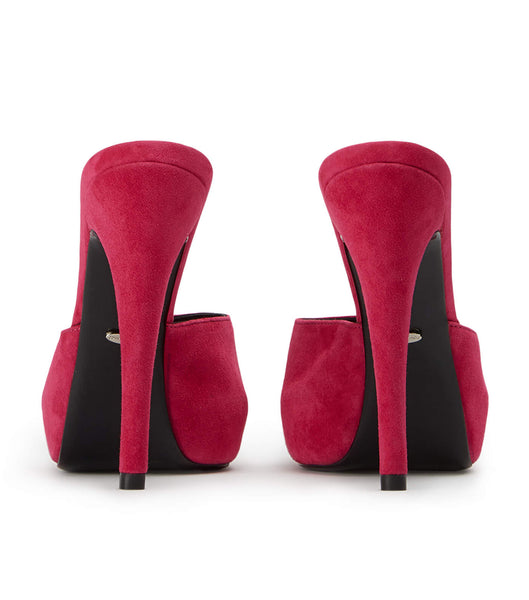 Tacones de aguja Tony Bianco Love Lipstick Suede 12cm Rojas | CRJZR86367