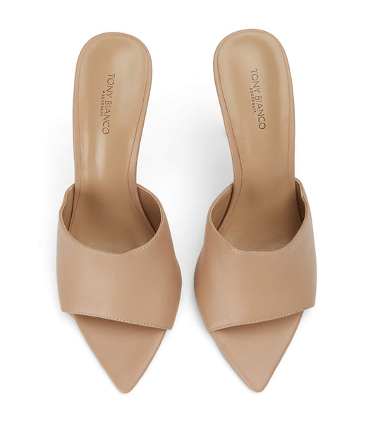 Tacones de aguja Tony Bianco Maximus Skin Nappa 10.5cm Arena | MCRHR11881