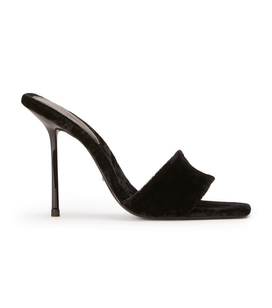 Tacones de aguja Tony Bianco Natalie Black Crush 10.5cm Negras | MCRHR74932