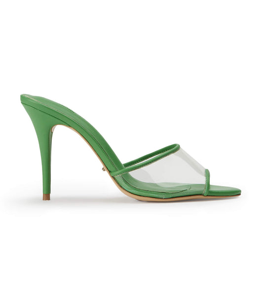 Tacones de aguja Tony Bianco Riana Clear Vinylite/Acid Green 9.5cm Verde | CRQCS16114