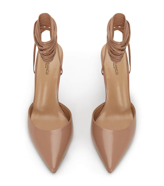 Tacones de evento Tony Bianco Acer Latte Hi Shine 10.5cm Beige | QCRUV55194