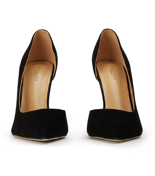 Tacones de evento Tony Bianco Alyx Black Suede 10.5cm Negras | CRJZR67037