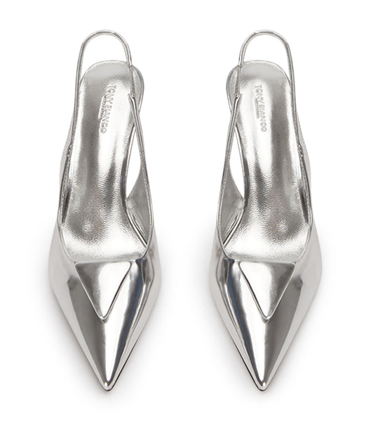 Tacones de evento Tony Bianco Bertie Silver Shine 7.5cm Plateadas | FCRUI19904