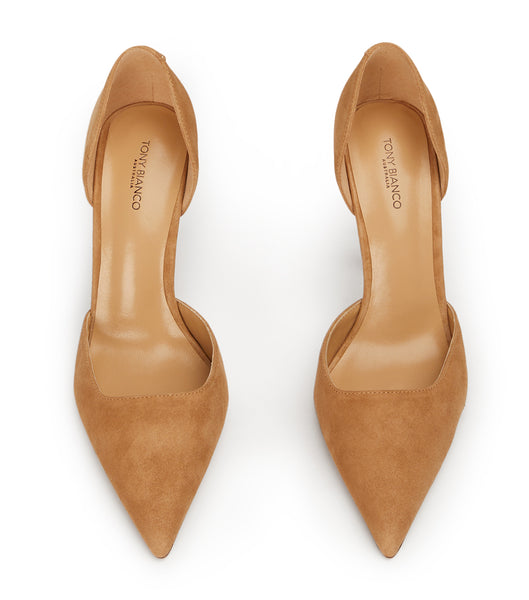 Tacones de evento Tony Bianco Gala Butterscotch Suede 10cm Beige | DCRVO22105