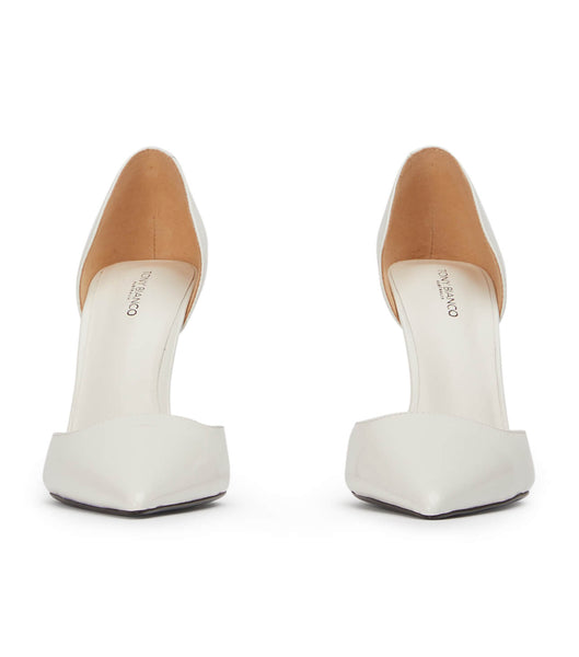 Tacones de evento Tony Bianco Gala White Hi Shine 10cm Blancas | CRCIF65456