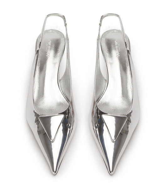 Tacones de evento Tony Bianco Kimmy Silver Shine 4.5cm Plateadas | CREAH57970