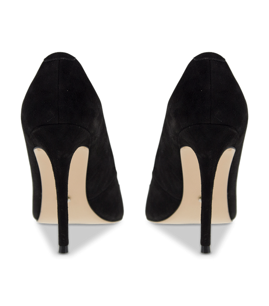 Tacones de evento Tony Bianco Lotus Black Kid Suede 10.3cm Negras | TCRWZ23137