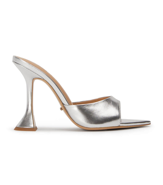 Tacones de evento Tony Bianco Marcel Silver Nappa Metallic 10.5cm Plateadas Metal | GCRUC55429