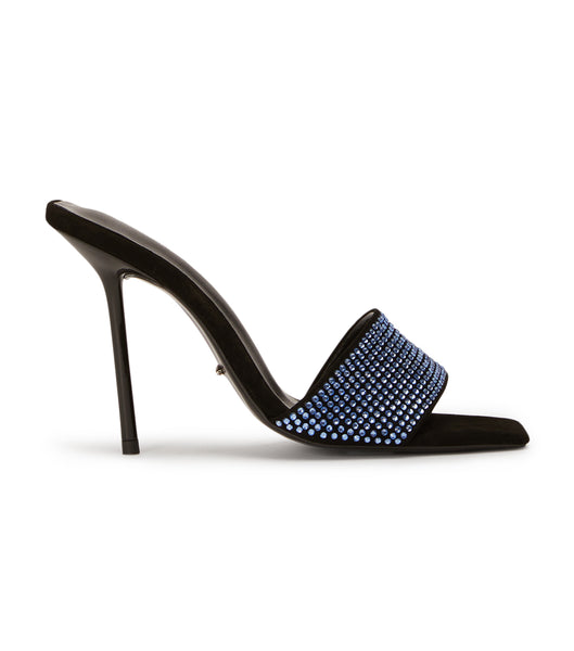 Tacones de evento Tony Bianco Naomi Blue Crystal/Black Suede 10.5cm Azules Negras | ZCRNQ91972