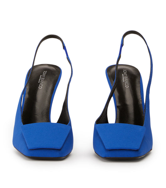 Tacones de evento Tony Bianco Rue Azure Crepe 10.5cm Azur | UCRND58879