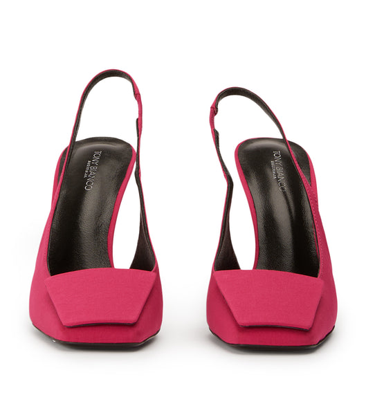 Tacones de evento Tony Bianco Rue Persian Crepe 10.5cm Rojas | CRXBR58218