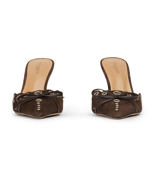 Tacones de evento Tony Bianco Shae Espresso Suede 8cm Chocolate | TCRWZ88754