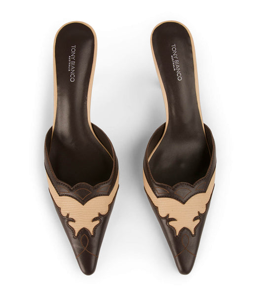 Tacones de evento Tony Bianco Shuga Beech/Chocolate 8cm Chocolate | CRDFL94068