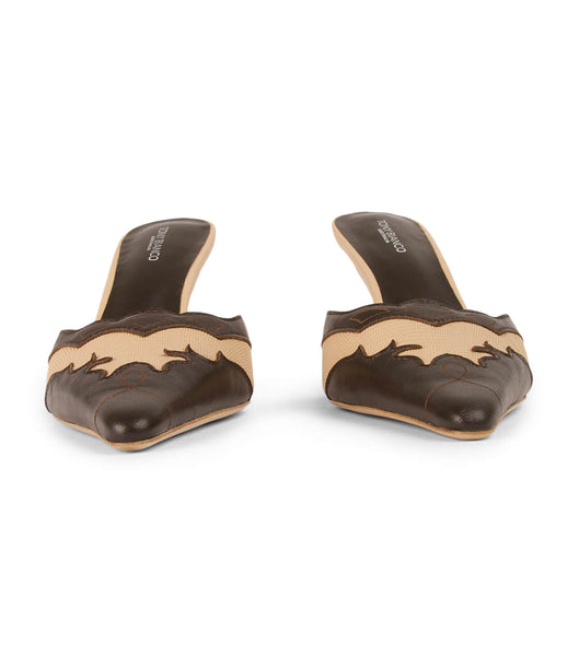 Tacones de evento Tony Bianco Shuga Beech/Chocolate 8cm Chocolate | CRDFL94068