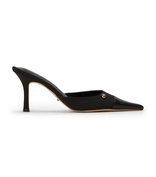 Tacones de evento Tony Bianco Stack Black Grosgrain/Black Como 8cm Negras | QCRWA28769