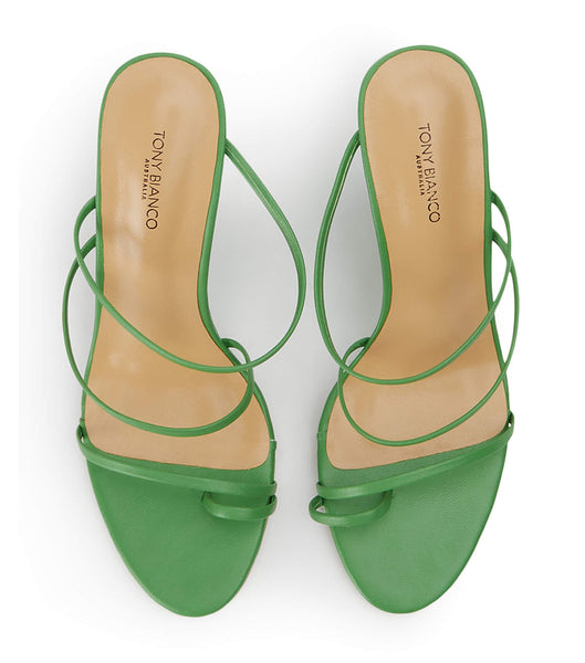 Wedges Tony Bianco Gaia Acid Green 11cm Verde | SCRVO49746