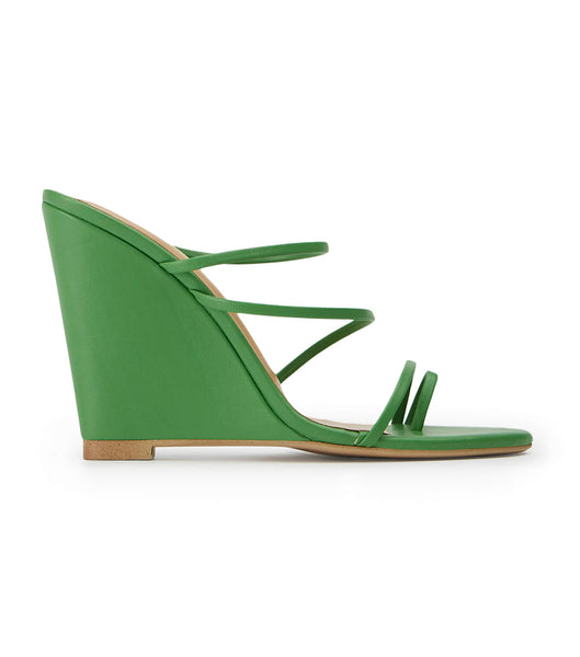 Wedges Tony Bianco Gaia Acid Green 11cm Verde | SCRVO49746