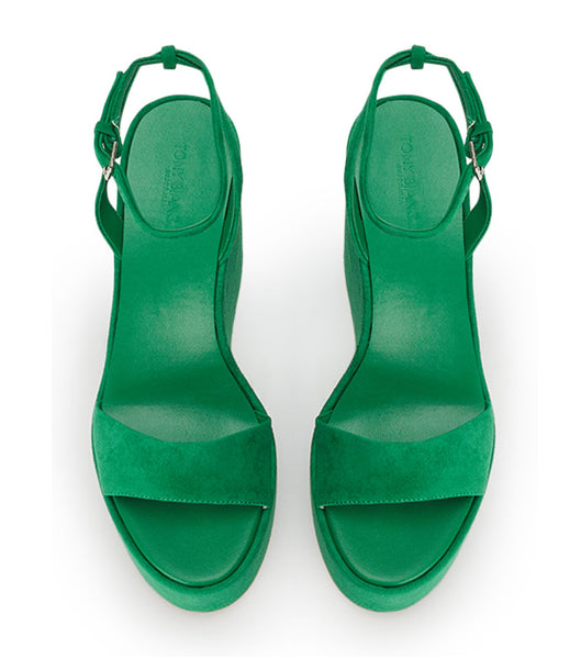 Wedges Tony Bianco Vesna Jade Suede 13cm Verde | YCRVQ85273