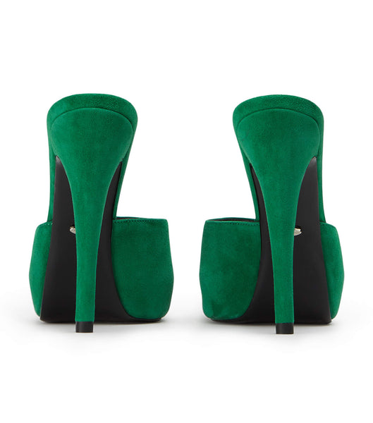 Zapatos Plataforma Tony Bianco Love Jade Suede 12cm Verde | LCRTR90751