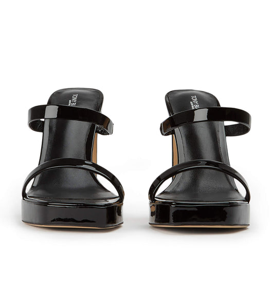 Zapatos Tacon Bloque Tony Bianco Diane Black Patent 11.5cm Negras | BCRSD39826
