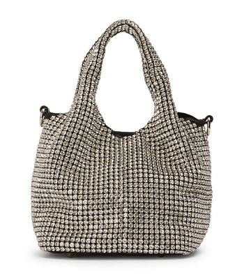 Accesorios Tony Bianco Angie Clear Crystal Mini Handbags Plateadas | SCRVO74265