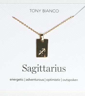 Accesorios Tony Bianco Gold Sagittarius Zodiac Necklace Doradas | GCRUC37748