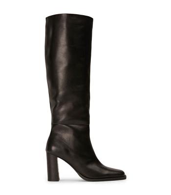 Botas de Tacon Tony Bianco Asher Black Como 8.5cm Negras | CRZDE14309