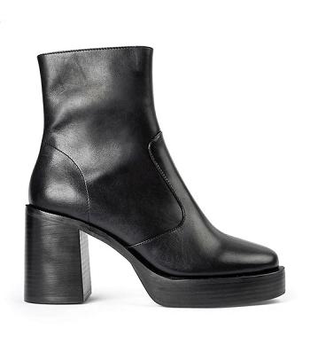 Botas de Tacon Tony Bianco Thunder Black Como 9cm Negras | BCRSO54922